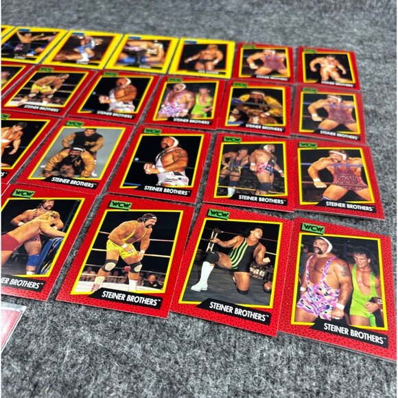 WCW 1991 Steiner Brothers Trading Card Set - Picture 2 of 5